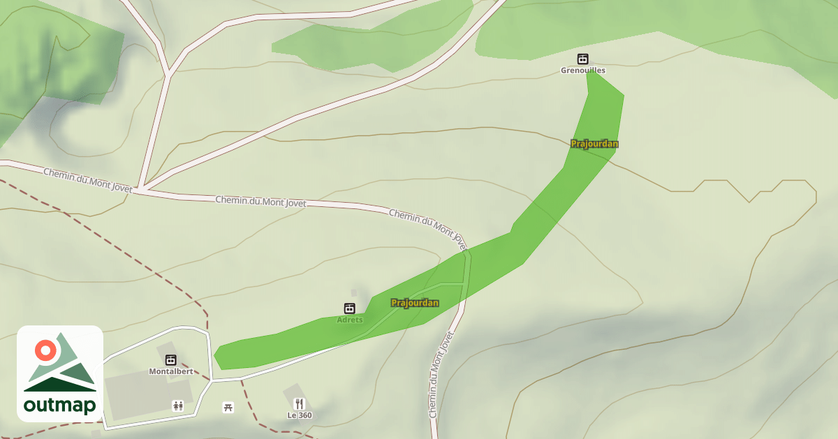 Map of Prajourdan