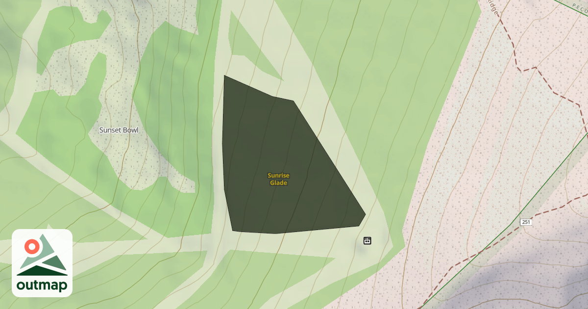 Map of Sunrise Glade