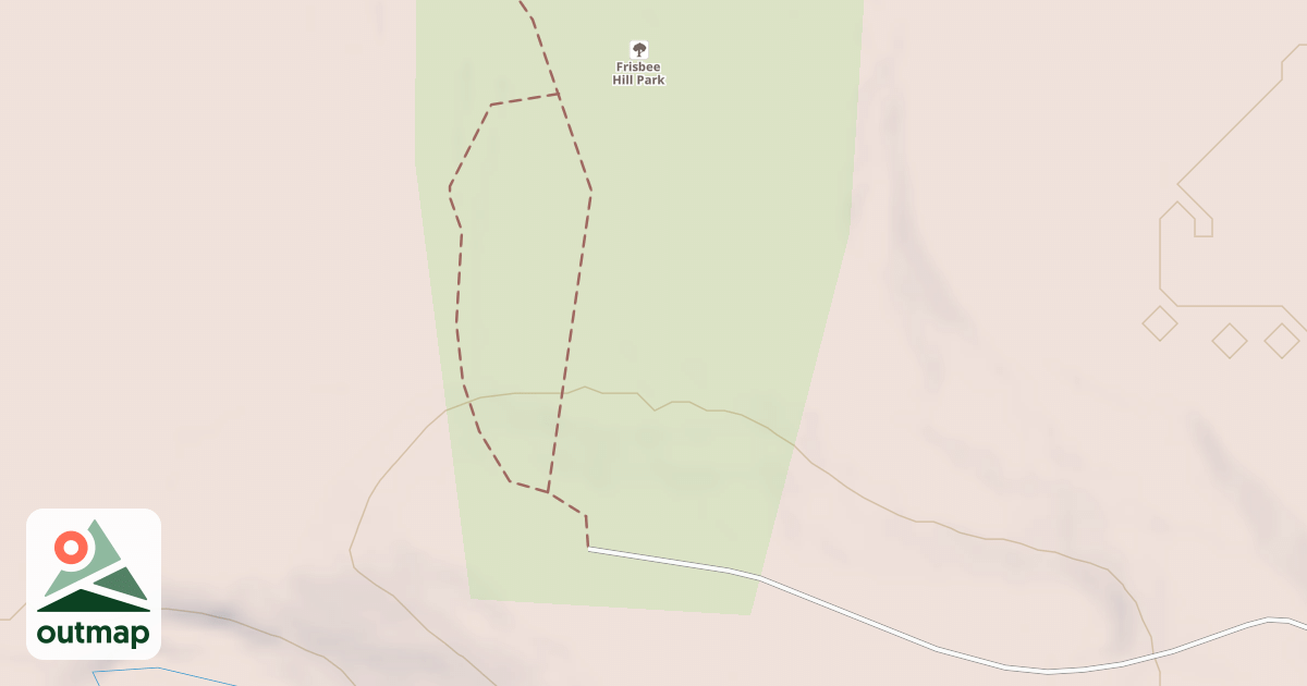 Map of Frisbee Hill Sledding Hill