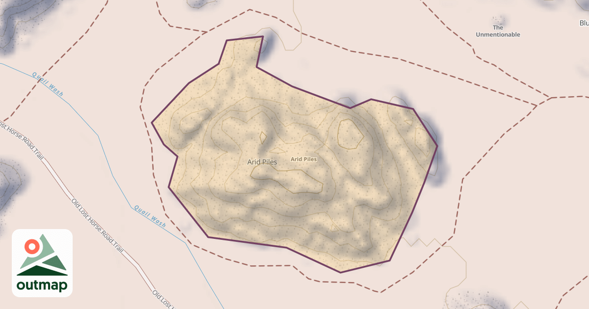 Map of Arid Piles