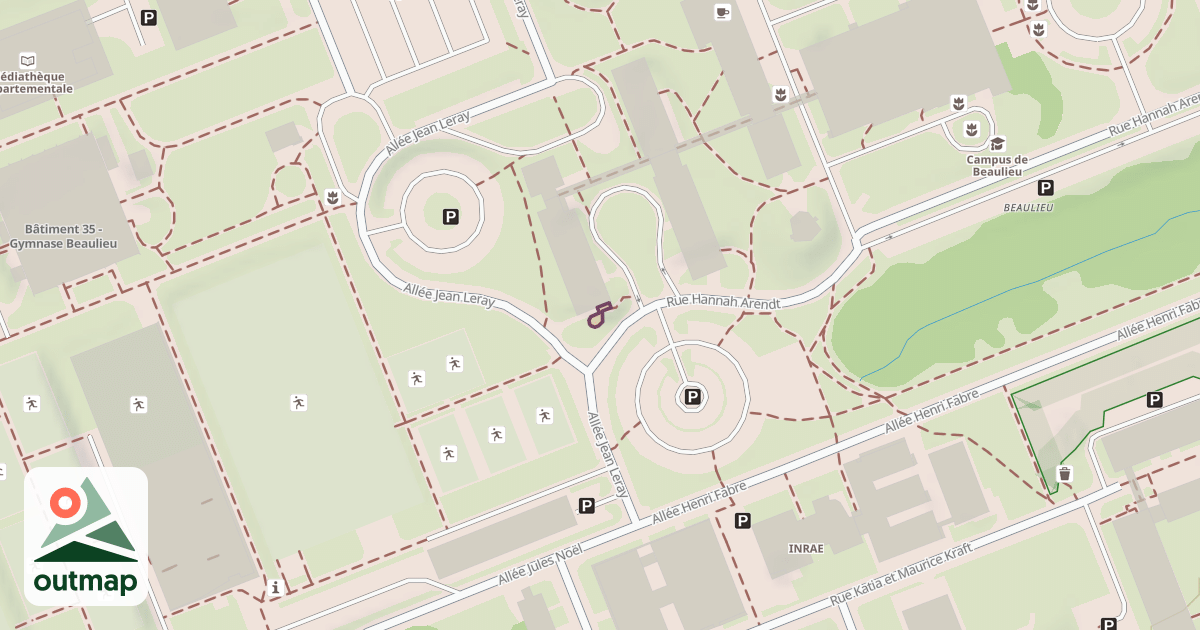 Map of Climbing Gym