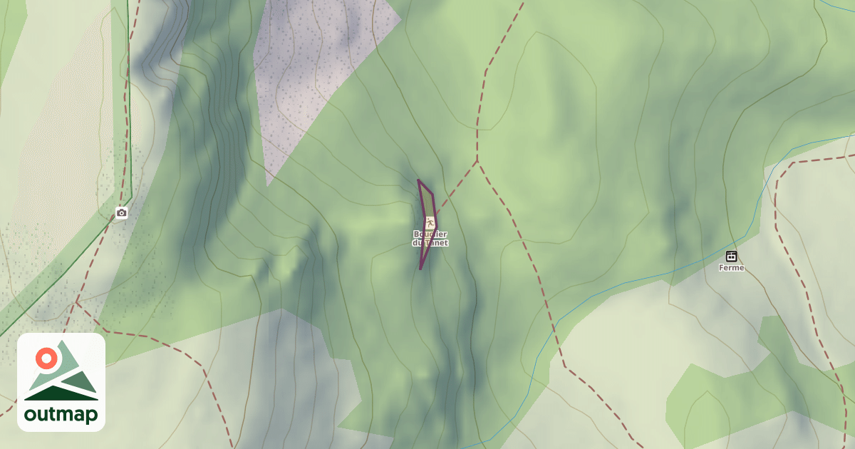 Map of Bouclier du Tanet