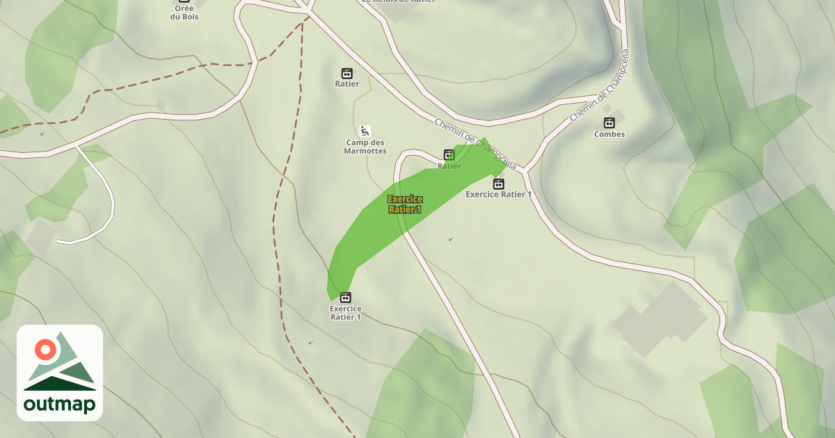 Map of Exercice Ratier 1