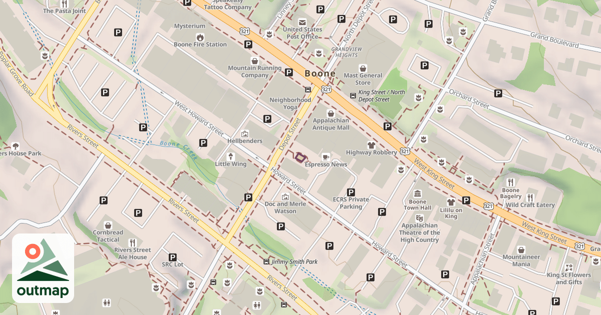Map of Climbing Gym