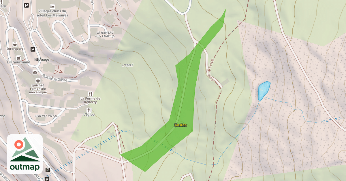 Map of Gaston