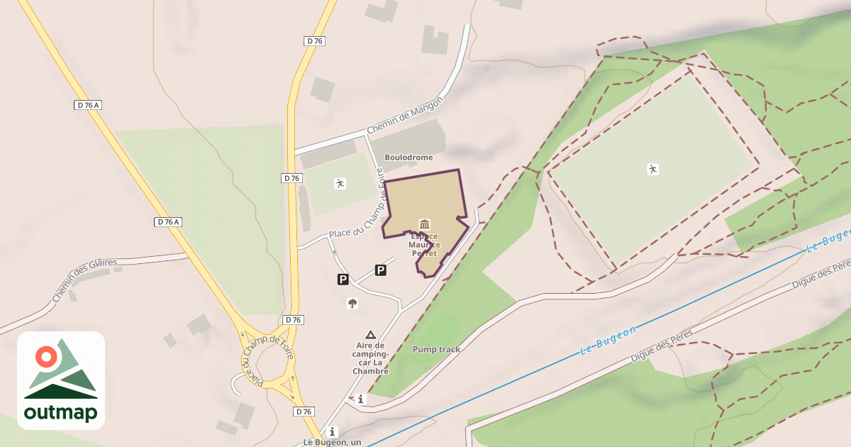 Map of Espace Maurice Perret