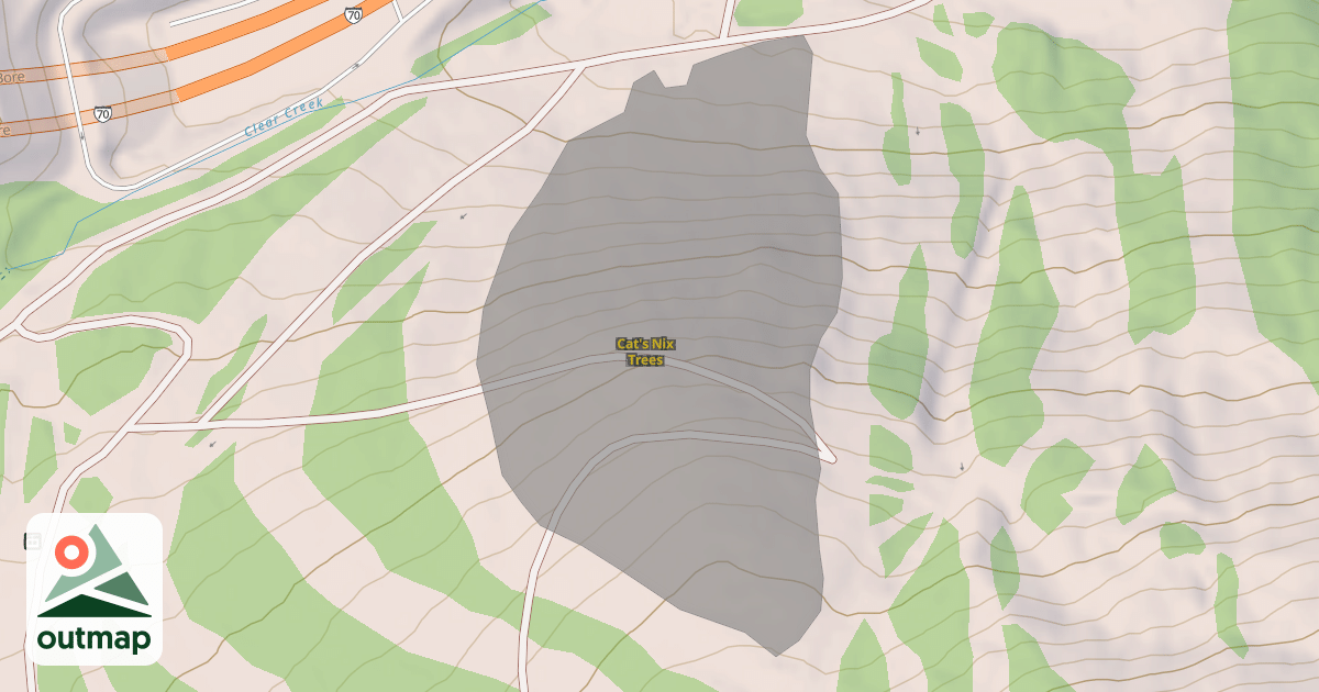 Map of Cat's Nix Trees