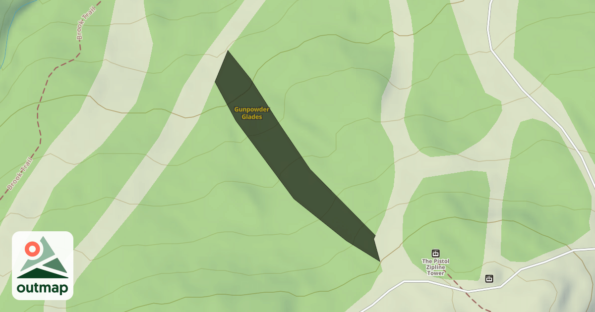 Map of Gunpowder Glades
