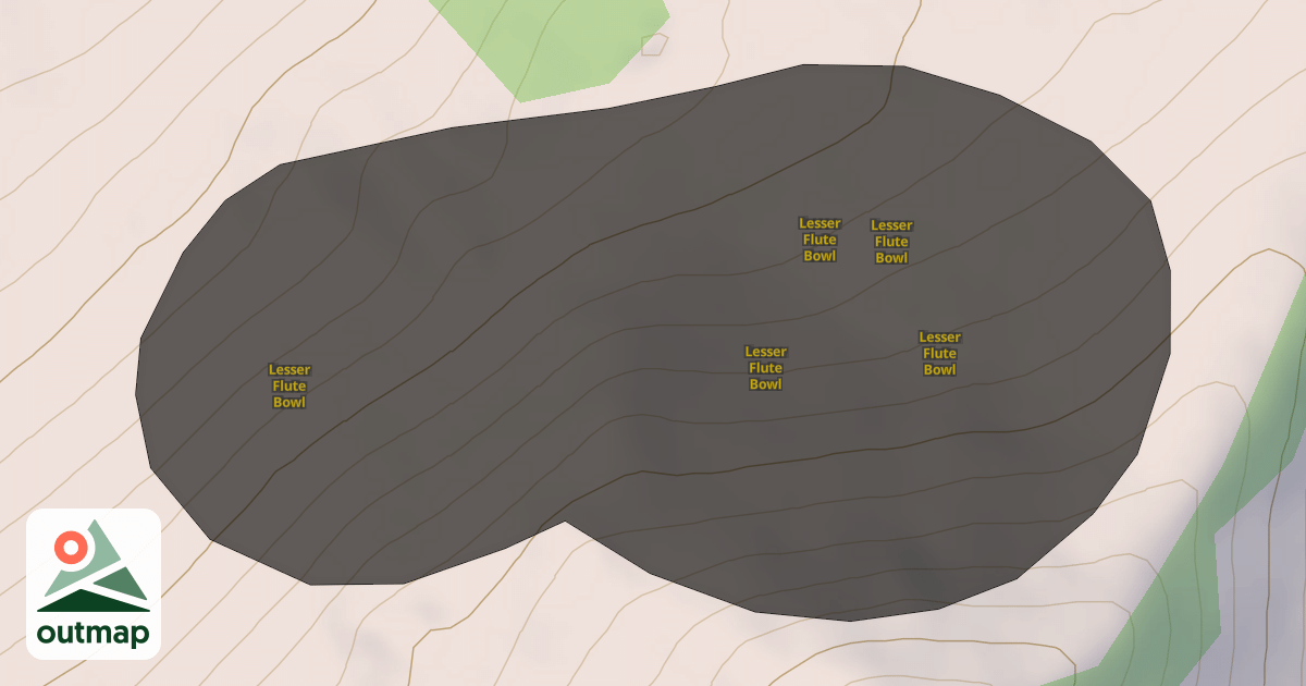 Map of Lesser Flute Bowl