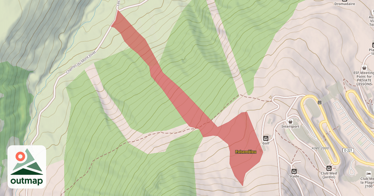 Map of Palsembleu