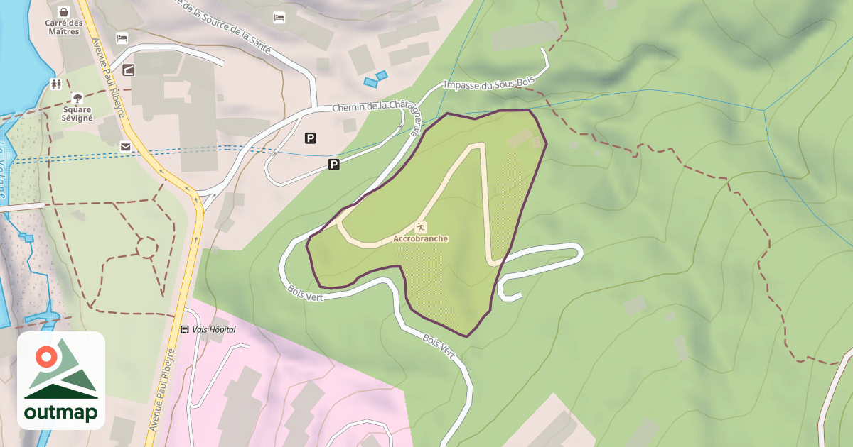 Map of Accrobranche
