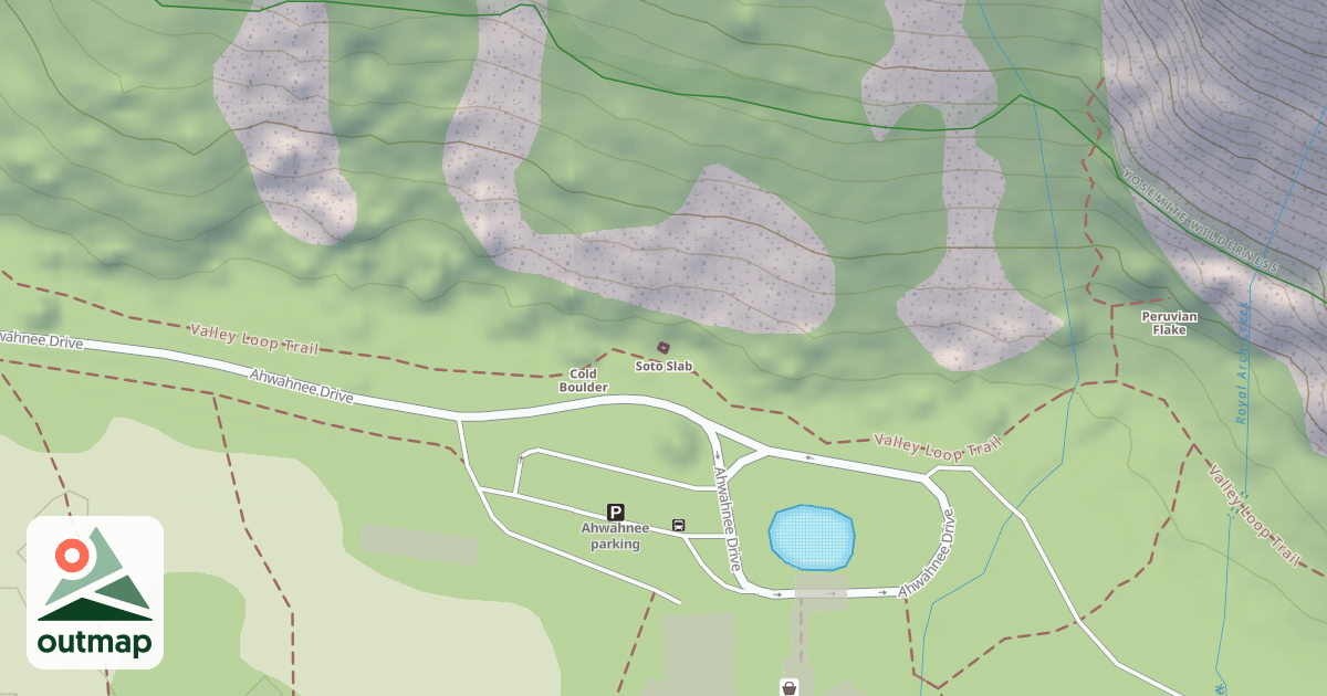 Map of Soto Slab