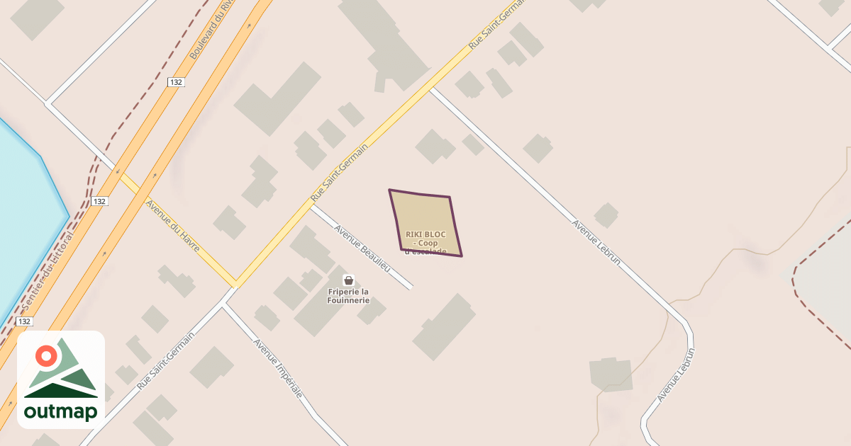 Map of RIKI BLOC - Coop d'escalade