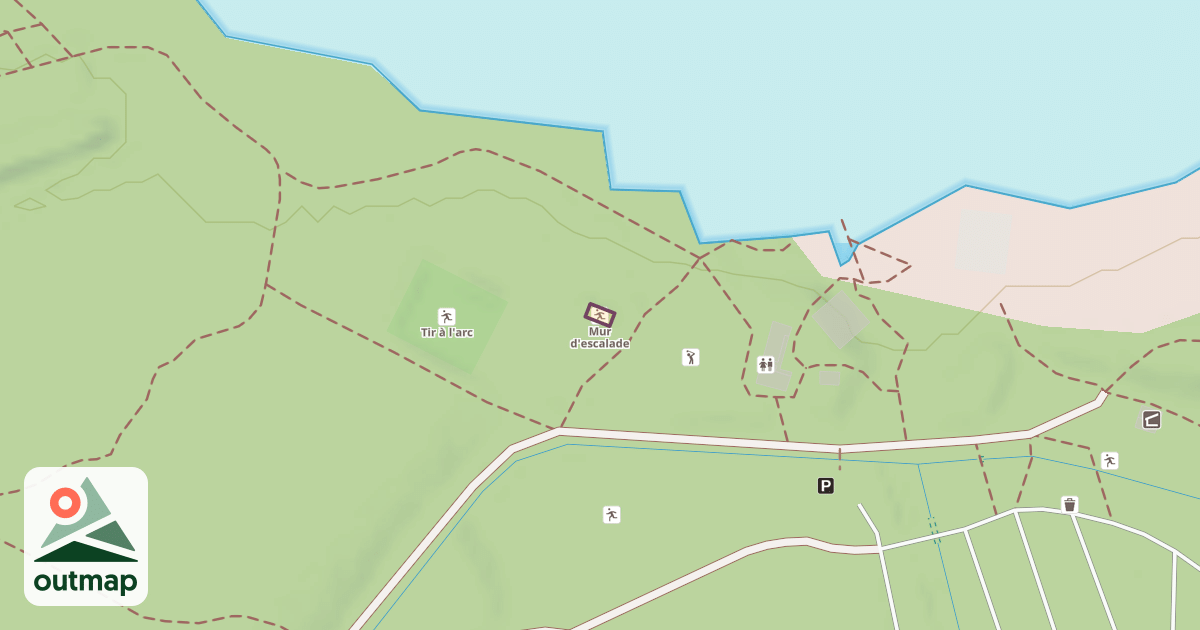 Map of Mur d'escalade