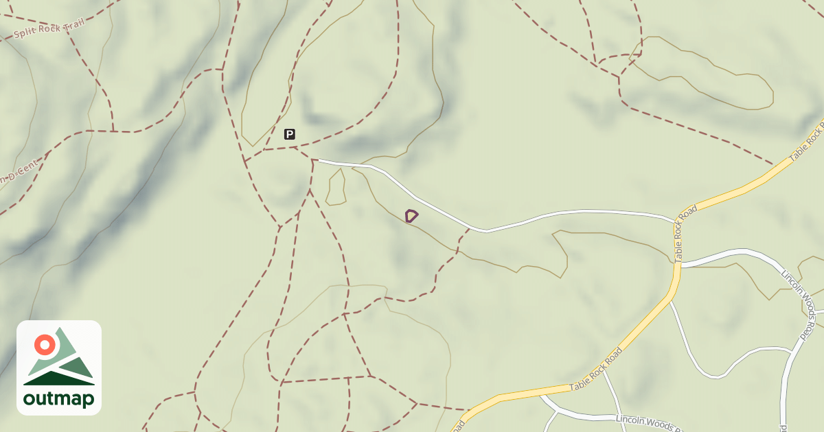 Map of Climbing Boulder