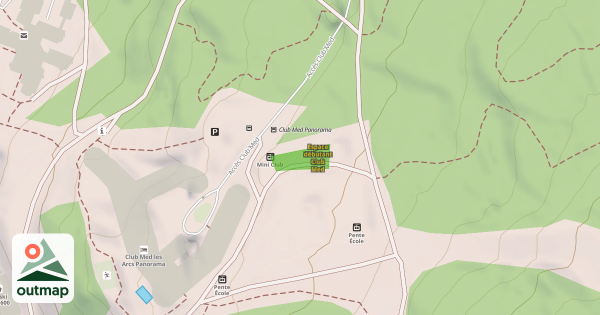 Map of Espace débutant Club Med