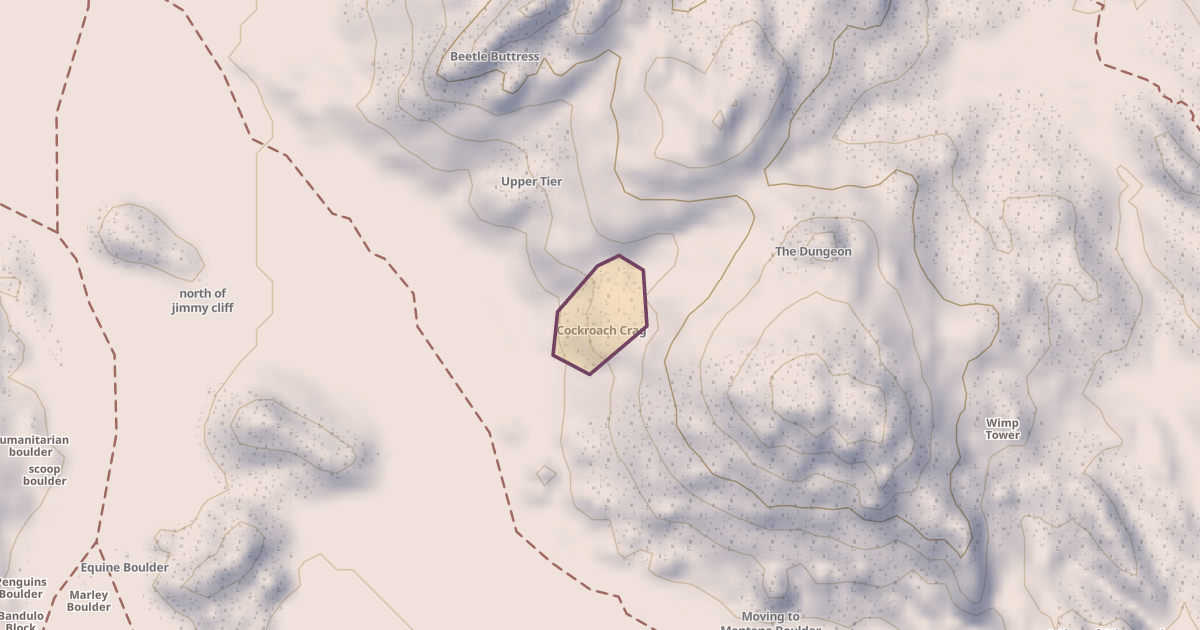 Map preview of Cockroach Crag