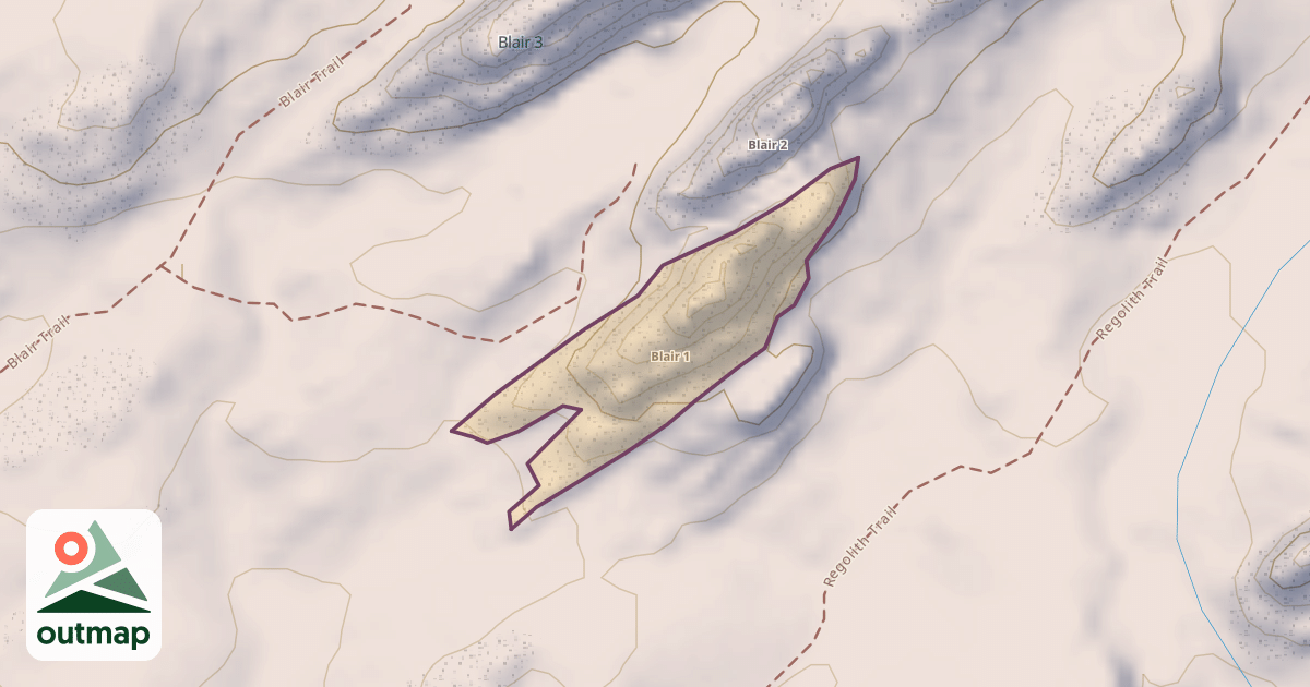 Map of Blair 1