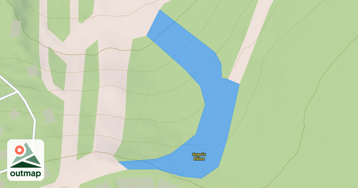 Map of Angel's Elbow