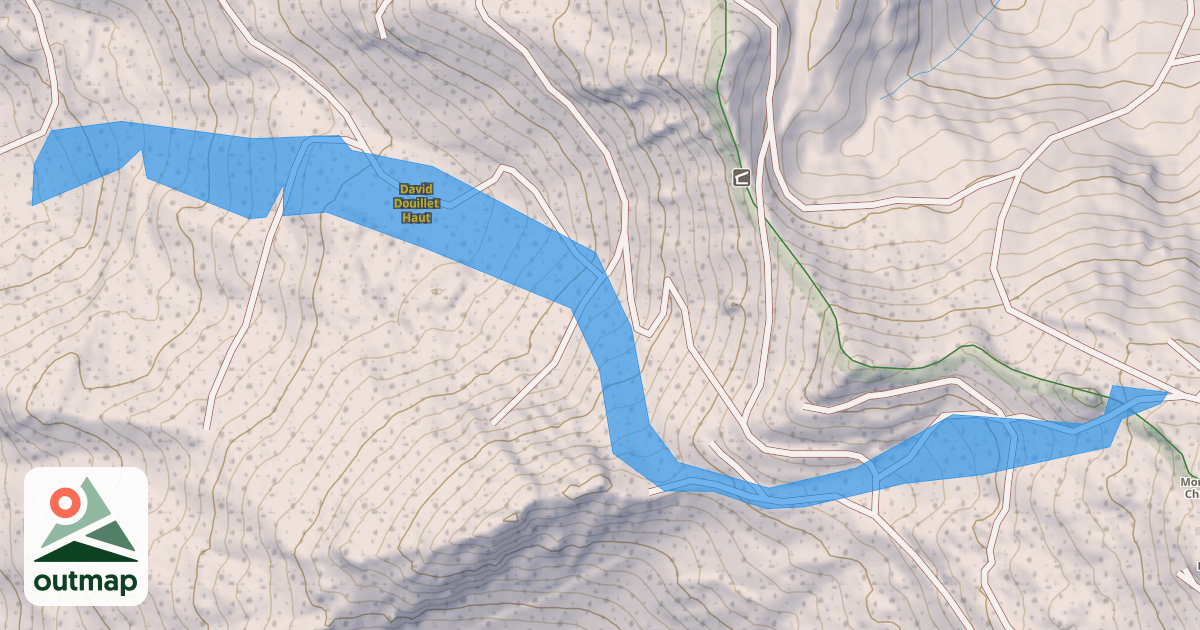 Map of David Douillet Haut