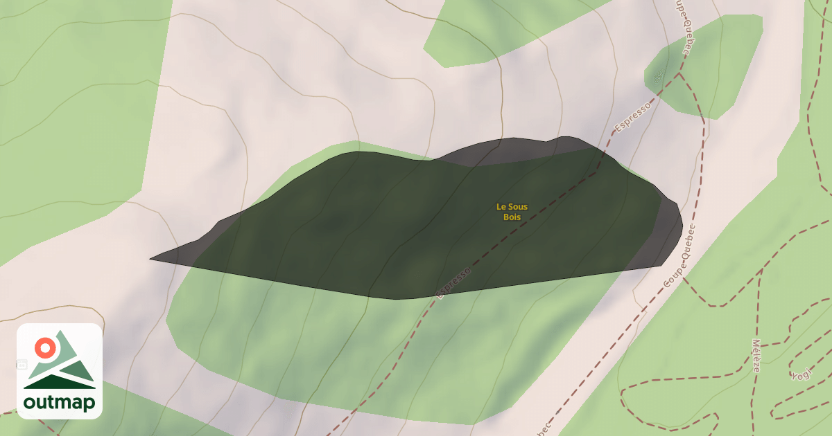 Map of Le Sous Bois