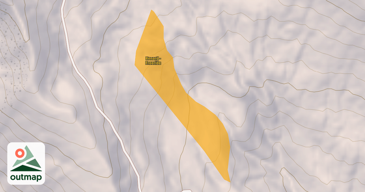 Map of Renard - Freeride