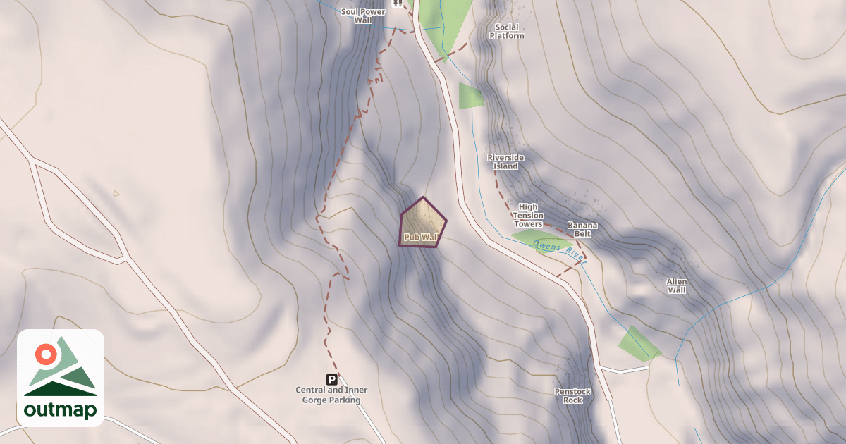 Map of Pub Wall