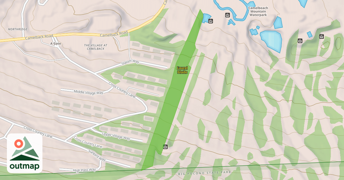 Map of Laurel Glade