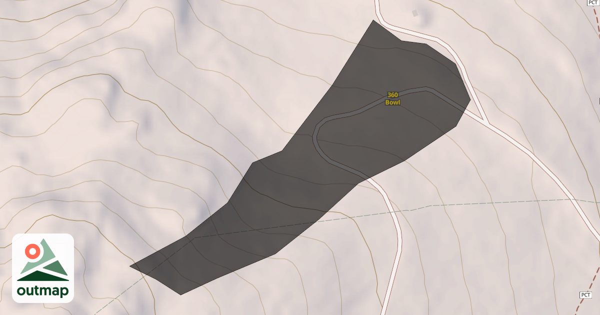 Map of 360 Bowl