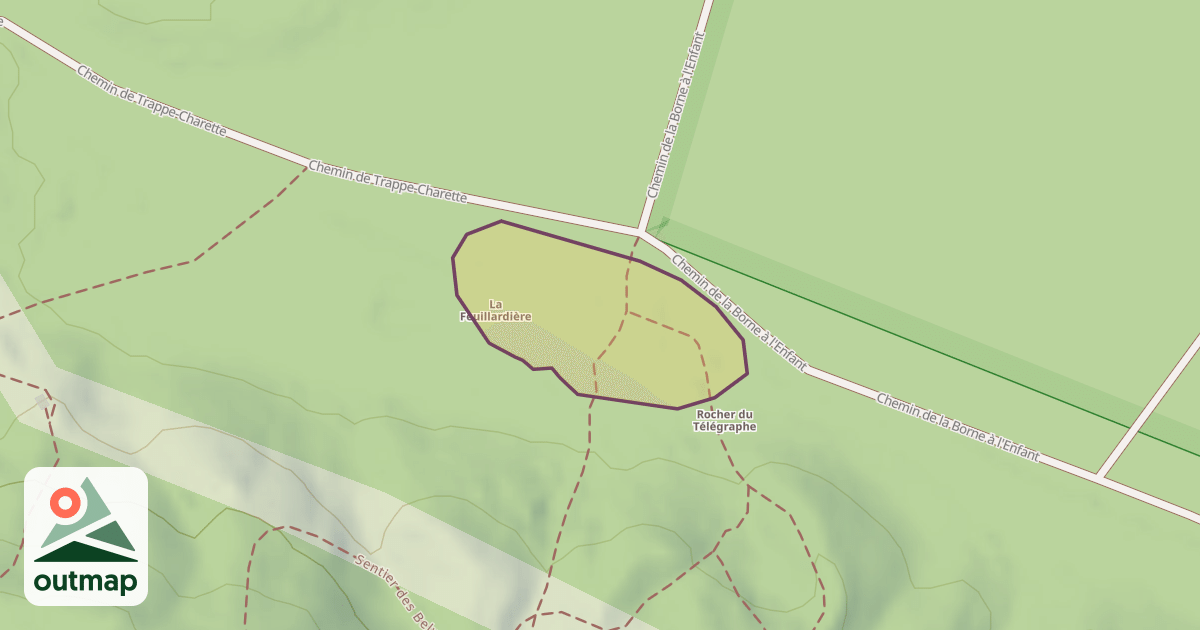 Map of La Feuillardière