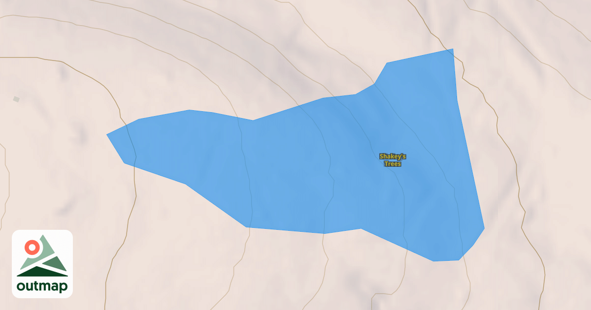 Map of Shakey's Trees