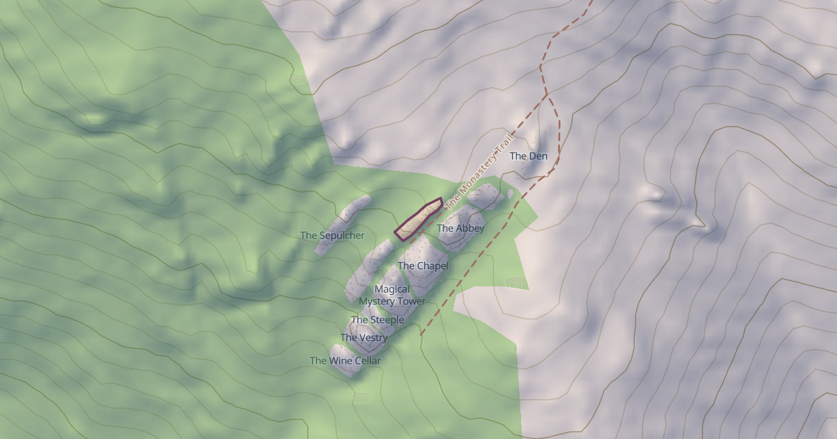 Map preview of Climbing Crag