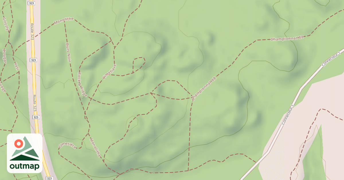 Map of Grotte