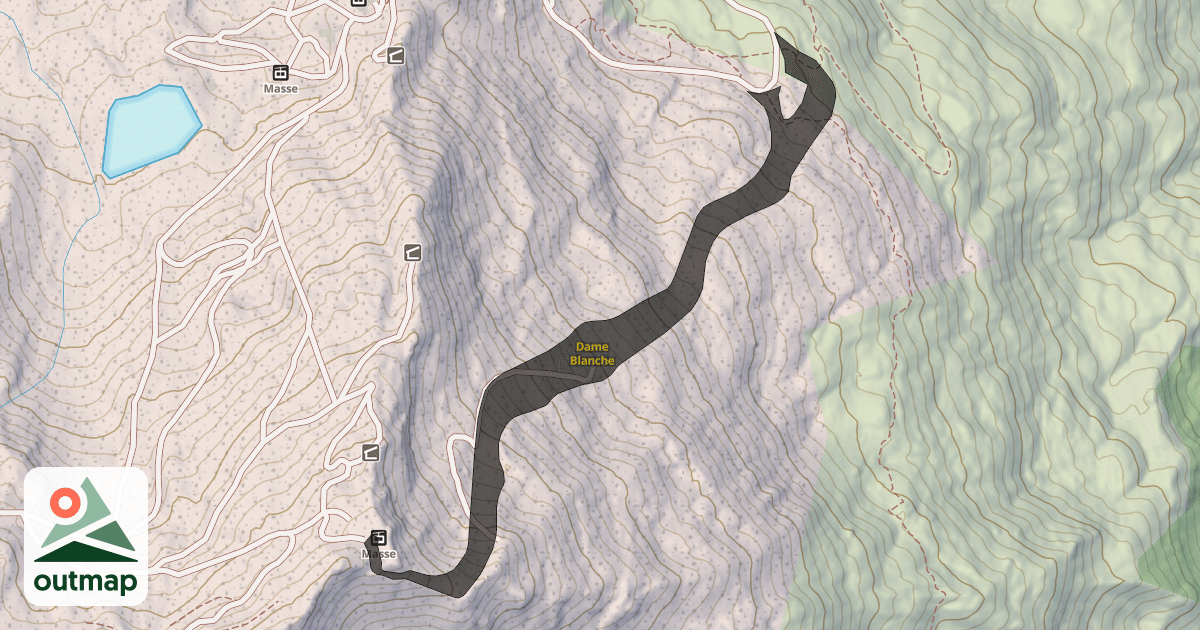 Map of Dame Blanche