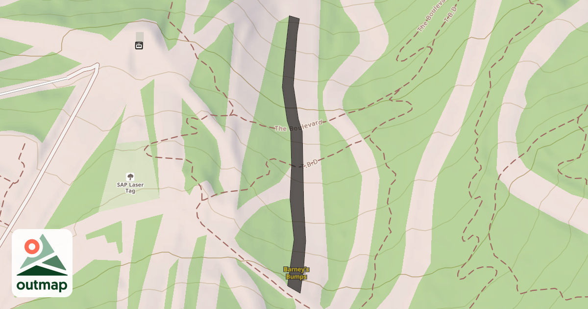 Map of Barney's Bumps