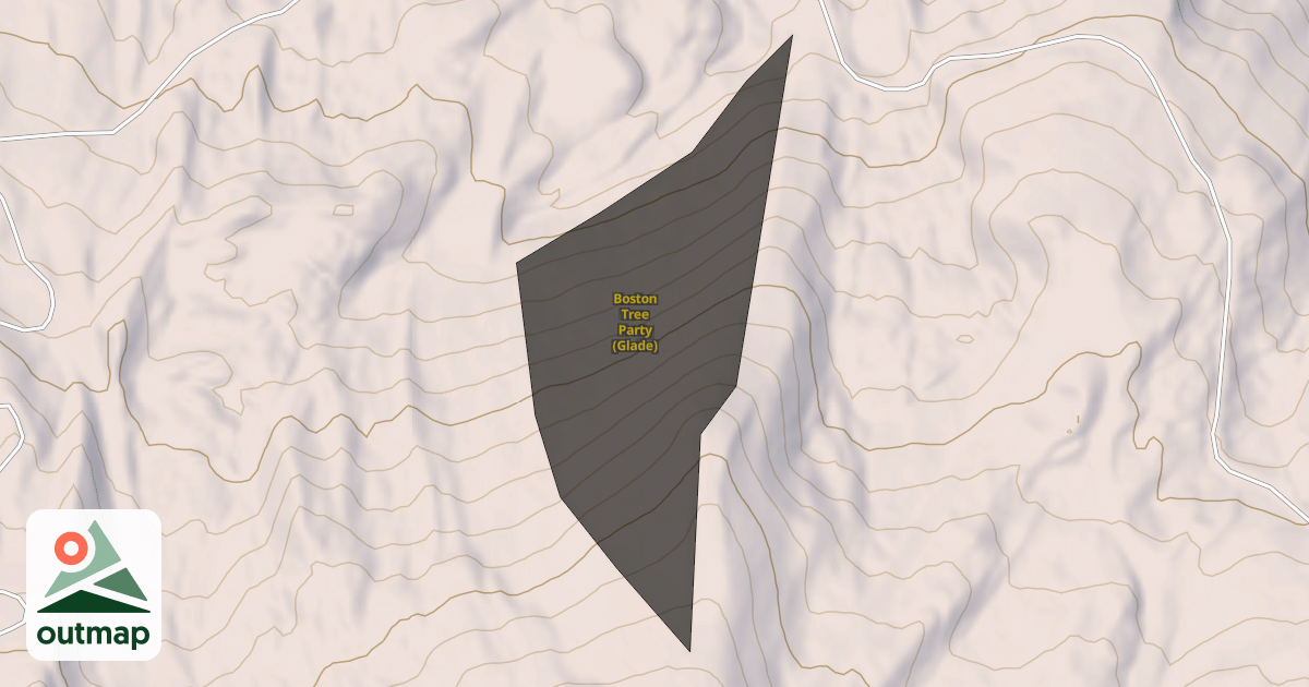Map of Boston Tree Party (Glade)