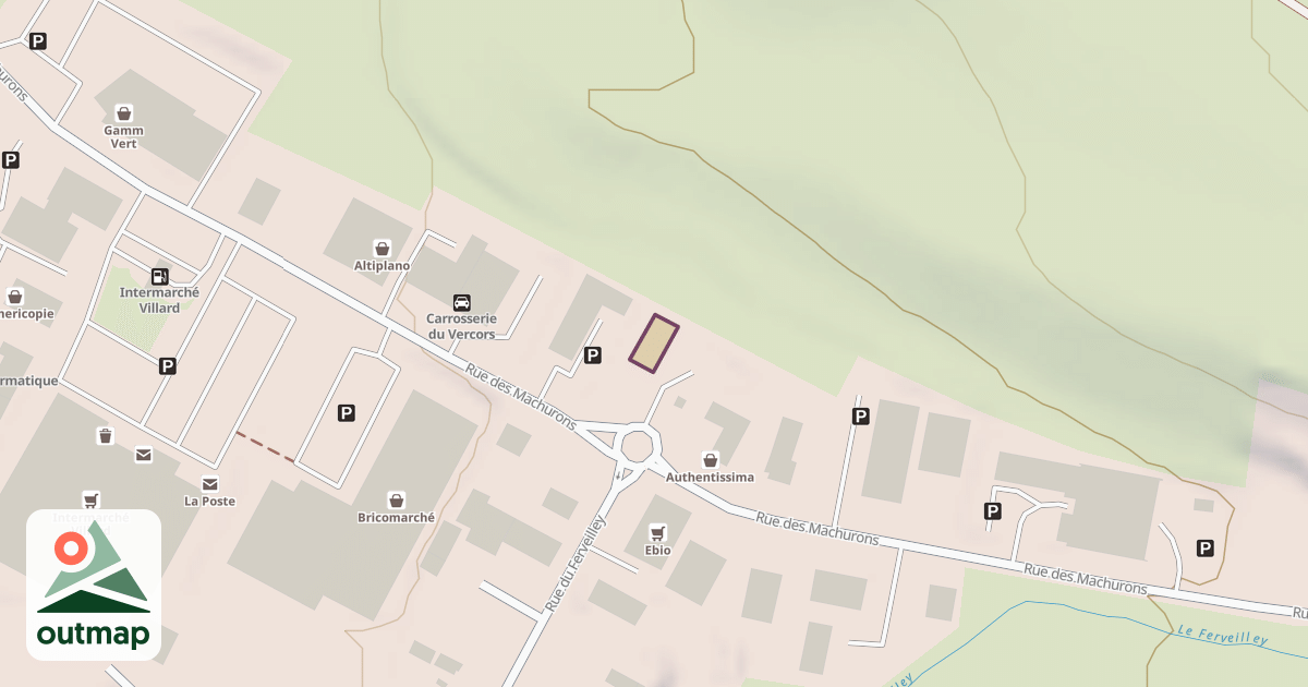 Map of Le bloc de l'ours
