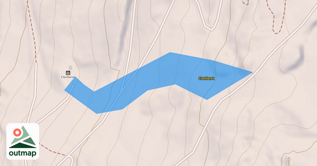 Map of Clocheret