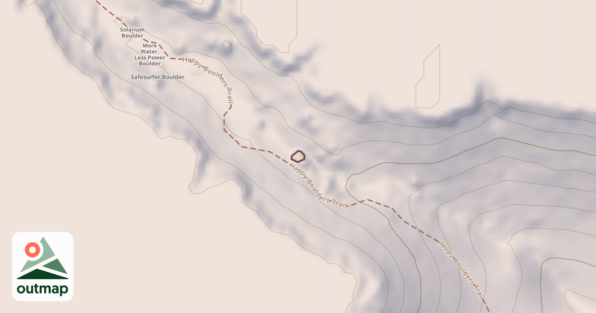 Map of Slow Dance Boulder