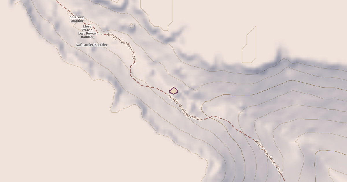 Map preview of Slow Dance Boulder
