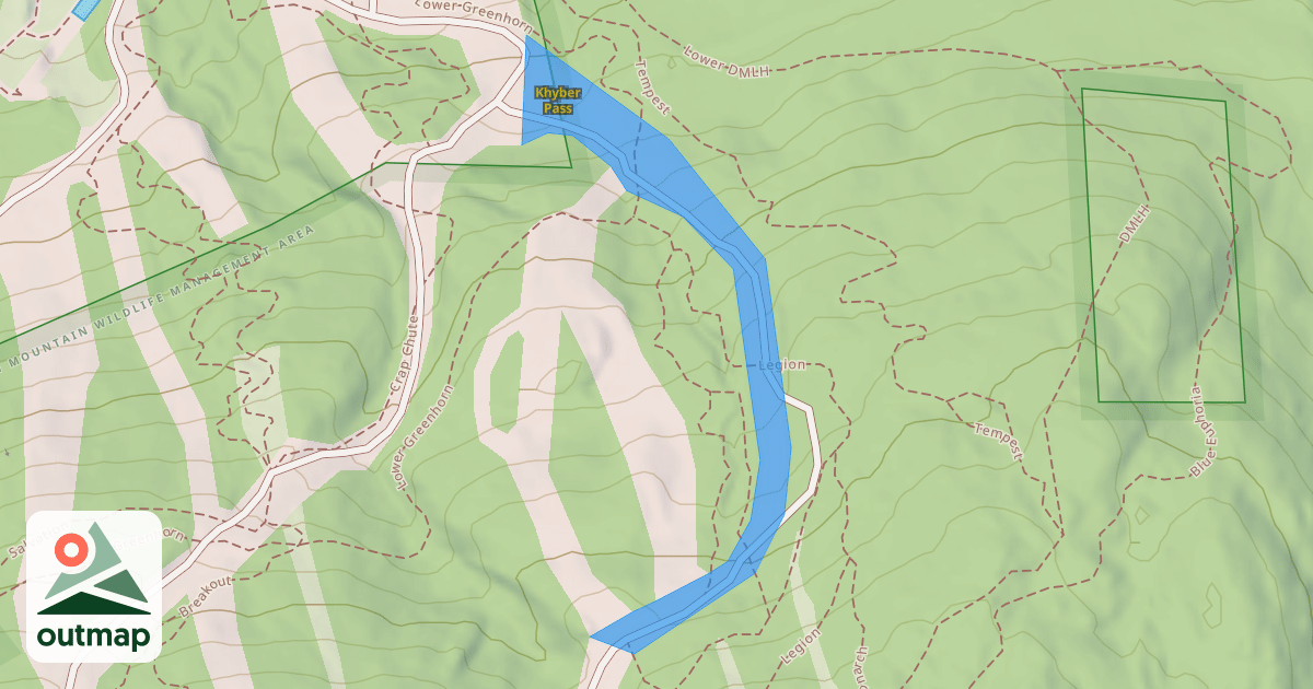 Map of Khyber Pass