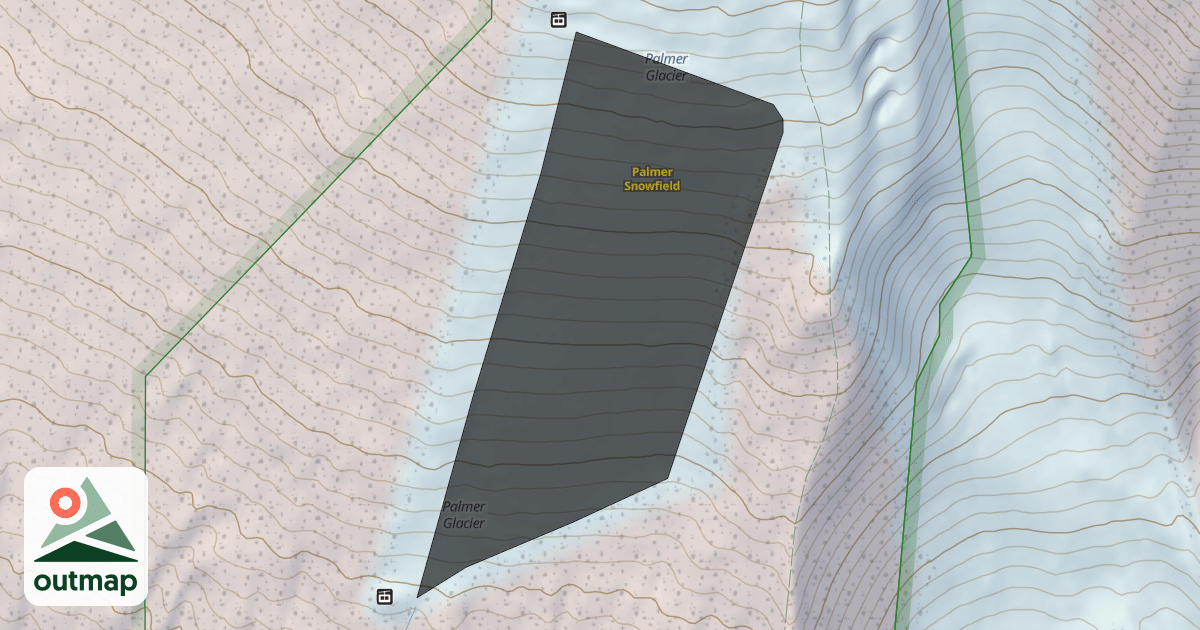 Map of Palmer Snowfield