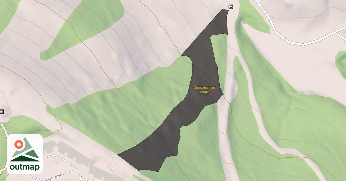 Map of Goosebumps Slope