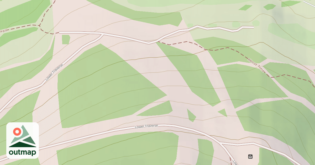 Map of Morrisey Platter Poma Lift