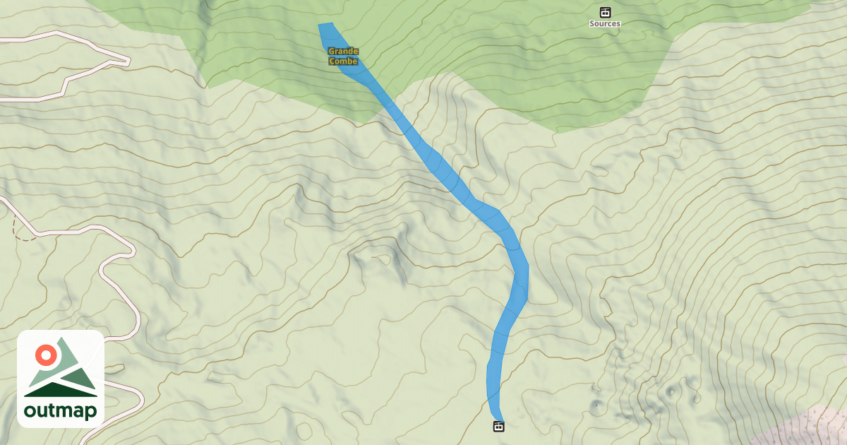 Map of Grande Combe