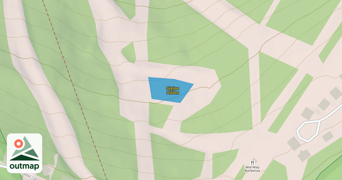 Map of Skyline Glades