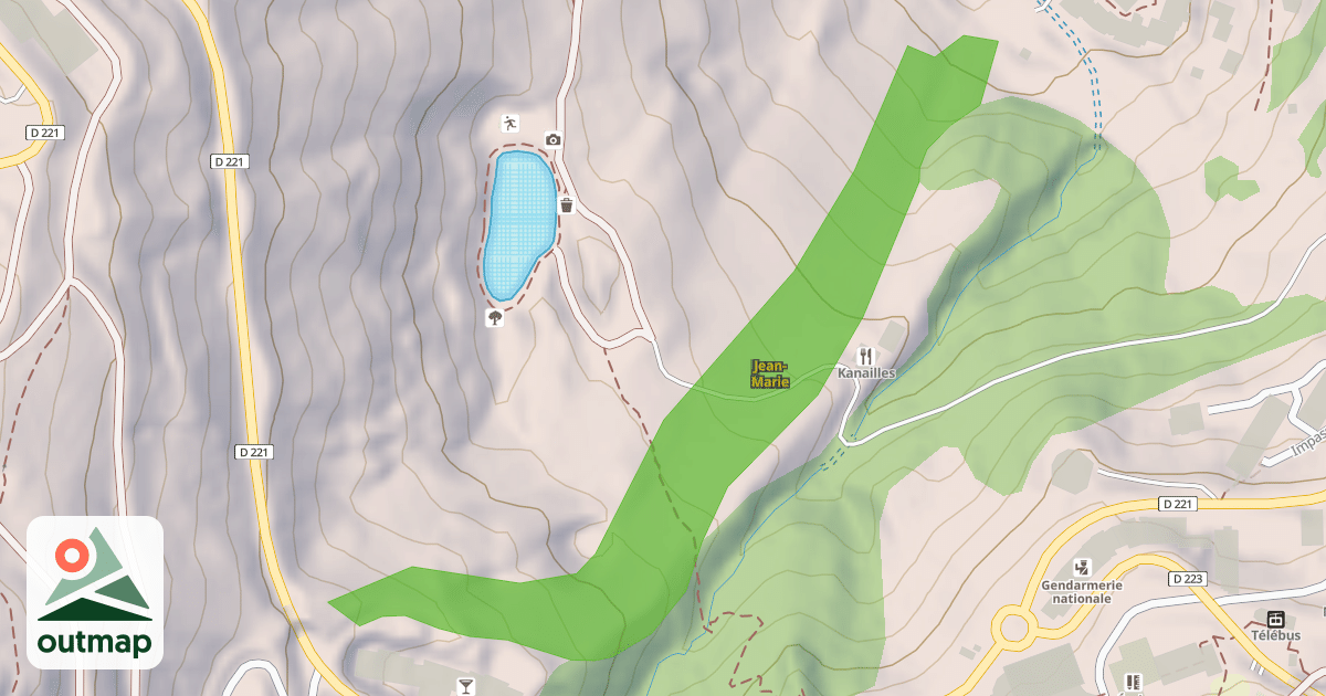 Map of Jean-Marie
