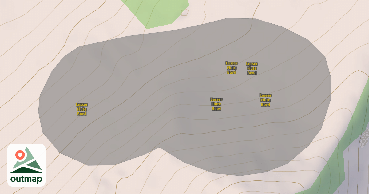 Map of Lesser Flute Bowl
