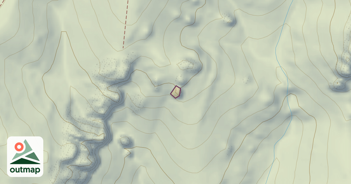 Map of Coffee Can Pinnacle