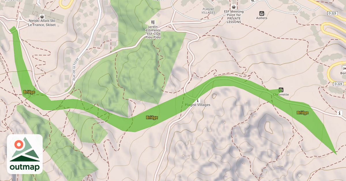 Map of Bridge